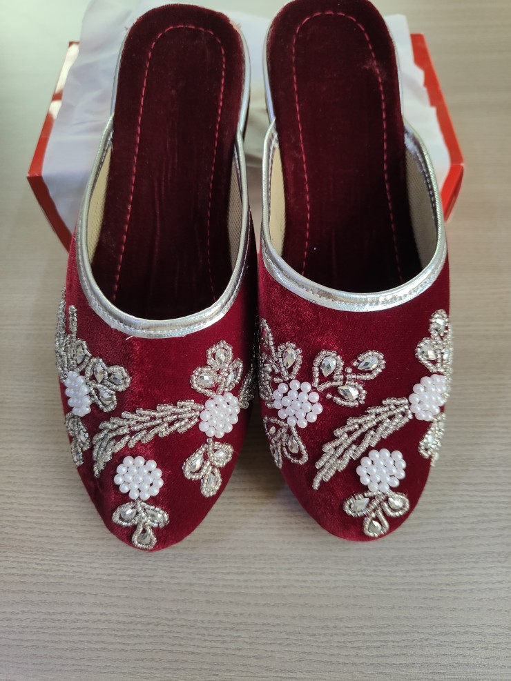 Nepali bridal shoes